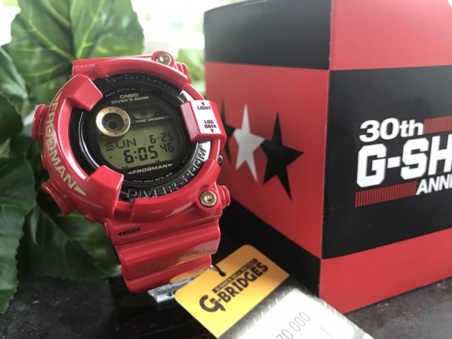 全商品オープニング価格 CASIO G-SHOCK FROGMANライジングレッド