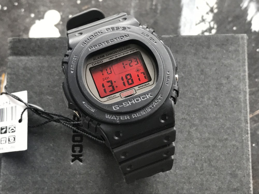 希少 20周年記念モデル スティングG-SHOCK / DW5700 - 腕時計