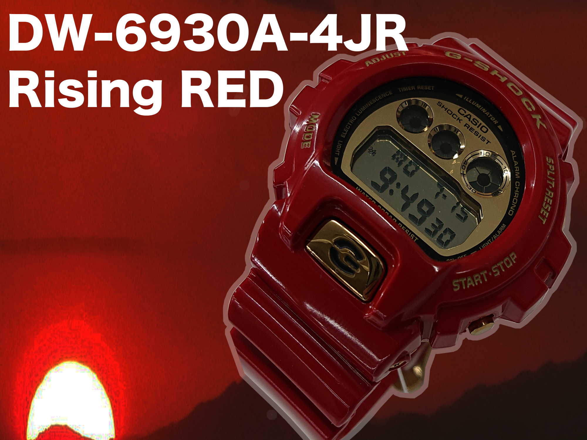 G-SHOCK買取実績】DW-6930A-4JR 30周年 三つ目 Rising RED買取ました ...