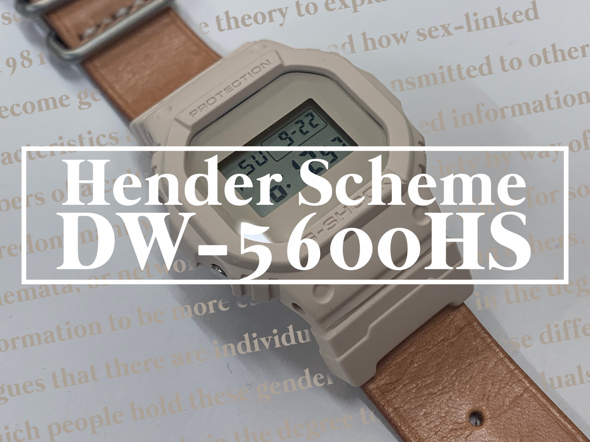 DW-5600HS-4JF Hender Scheme(エンダースキーマ) | G-SHOCK買い取り 