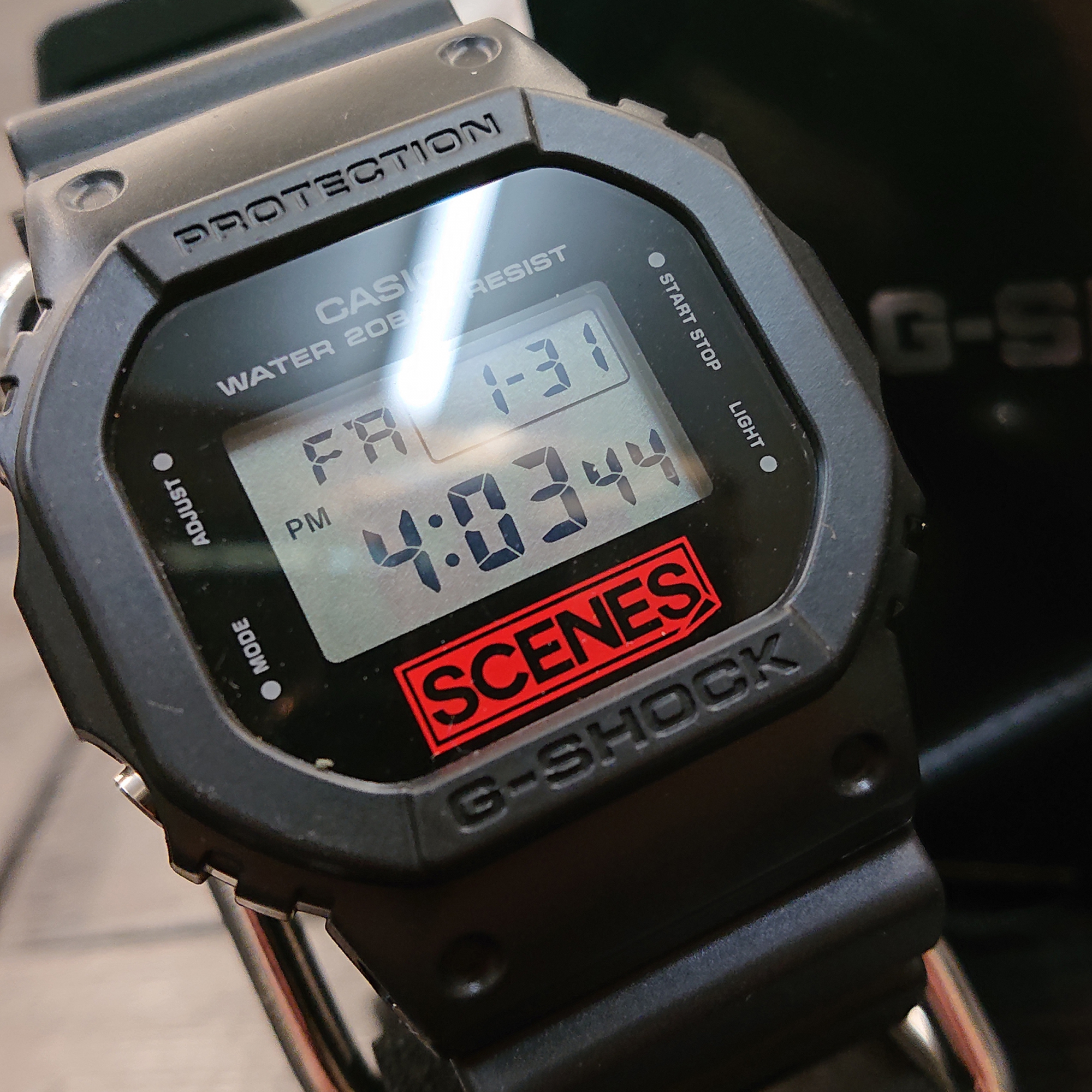 G-SHOCK買取実績】DW5600-BZ B'z 30th Year Exhibition “SCENES” 1988-2018  買取価格10,000円 ジーショック売るならG-BRIDGES | G-SHOCK買い取り専門店 G-BRIDGES