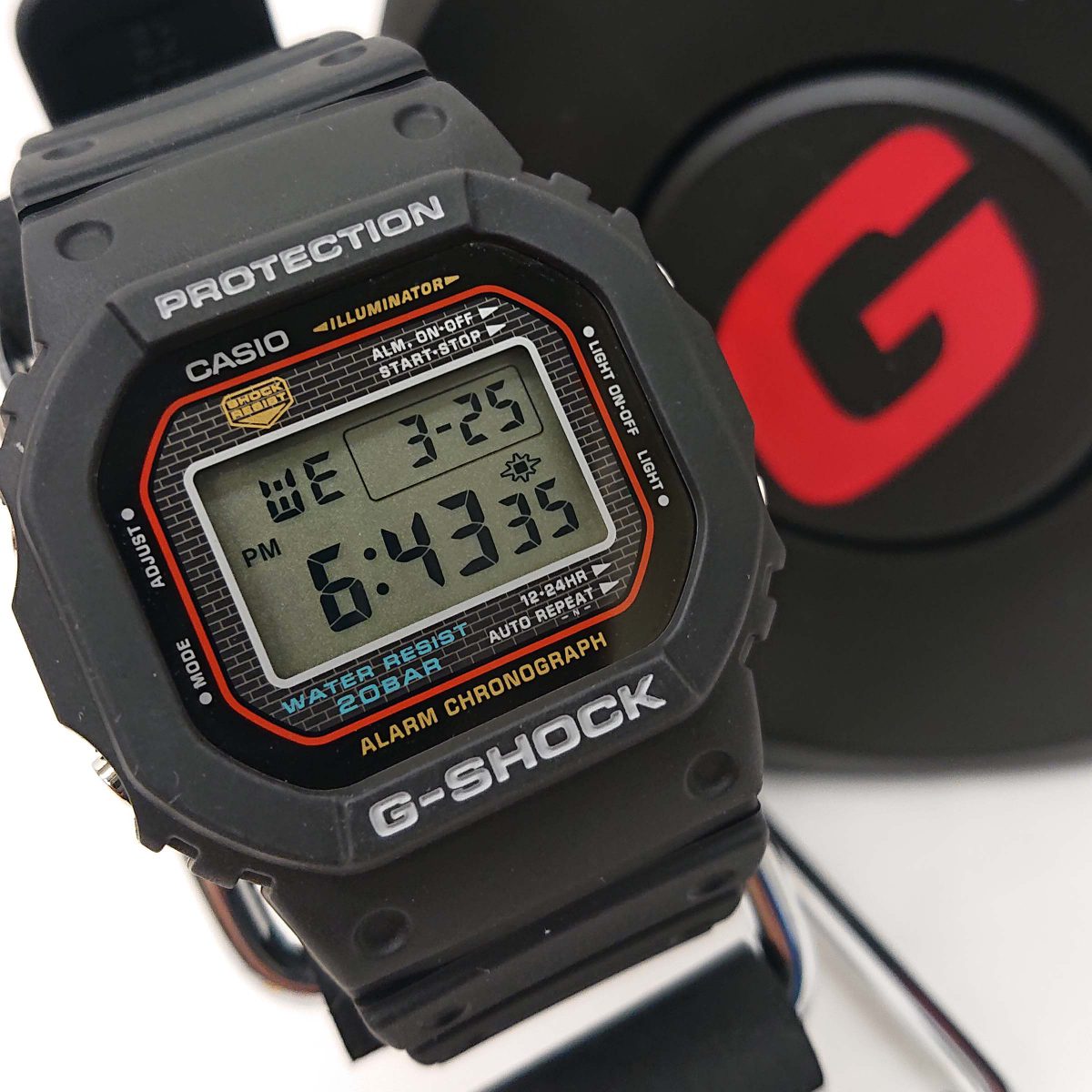 最終セールG-SHOCK DW-5000-1JF DW-5000C復刻モデル - 腕時計(デジタル)