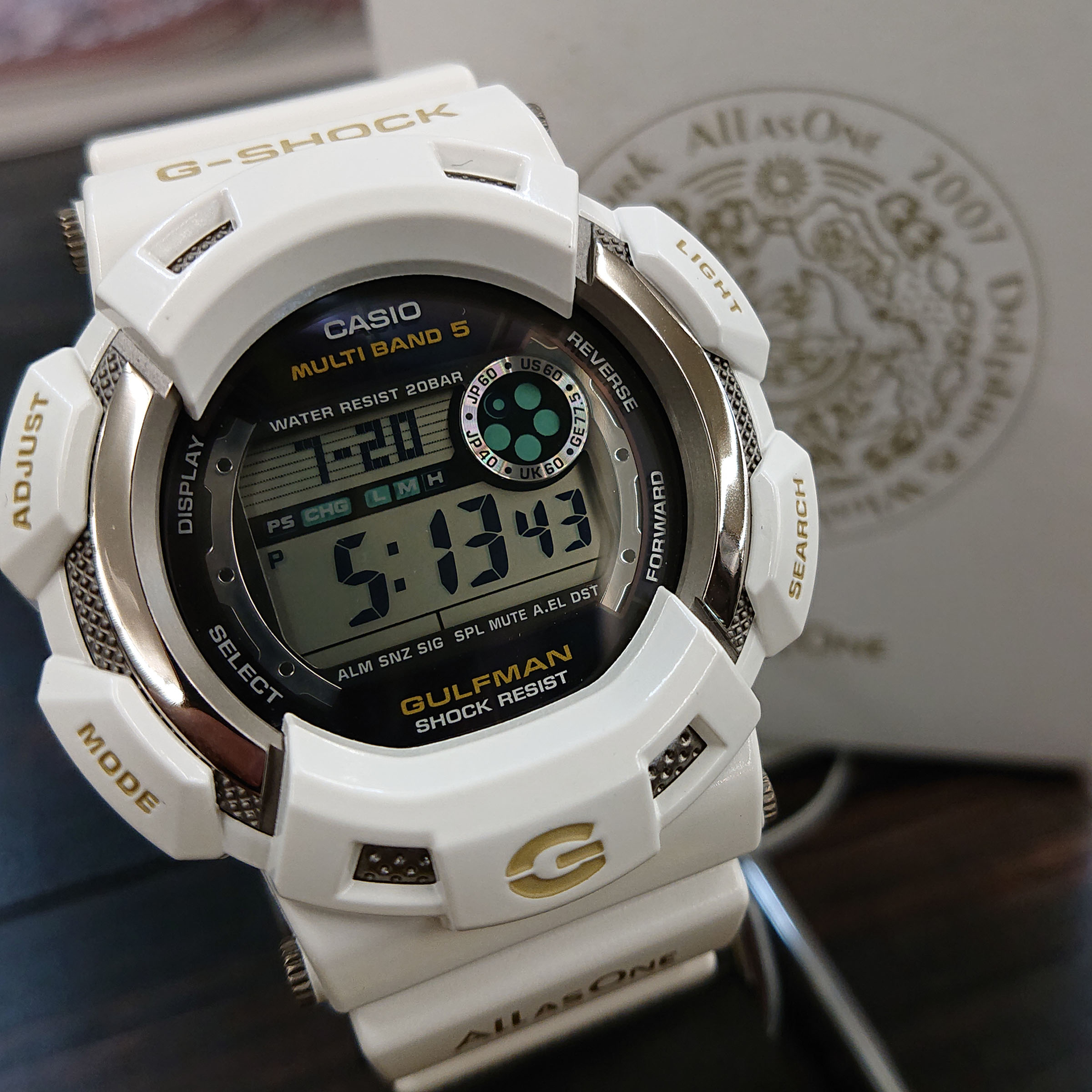 値段[CASIO G-SHOCK]イルクジ2007 GULFMAN 時計