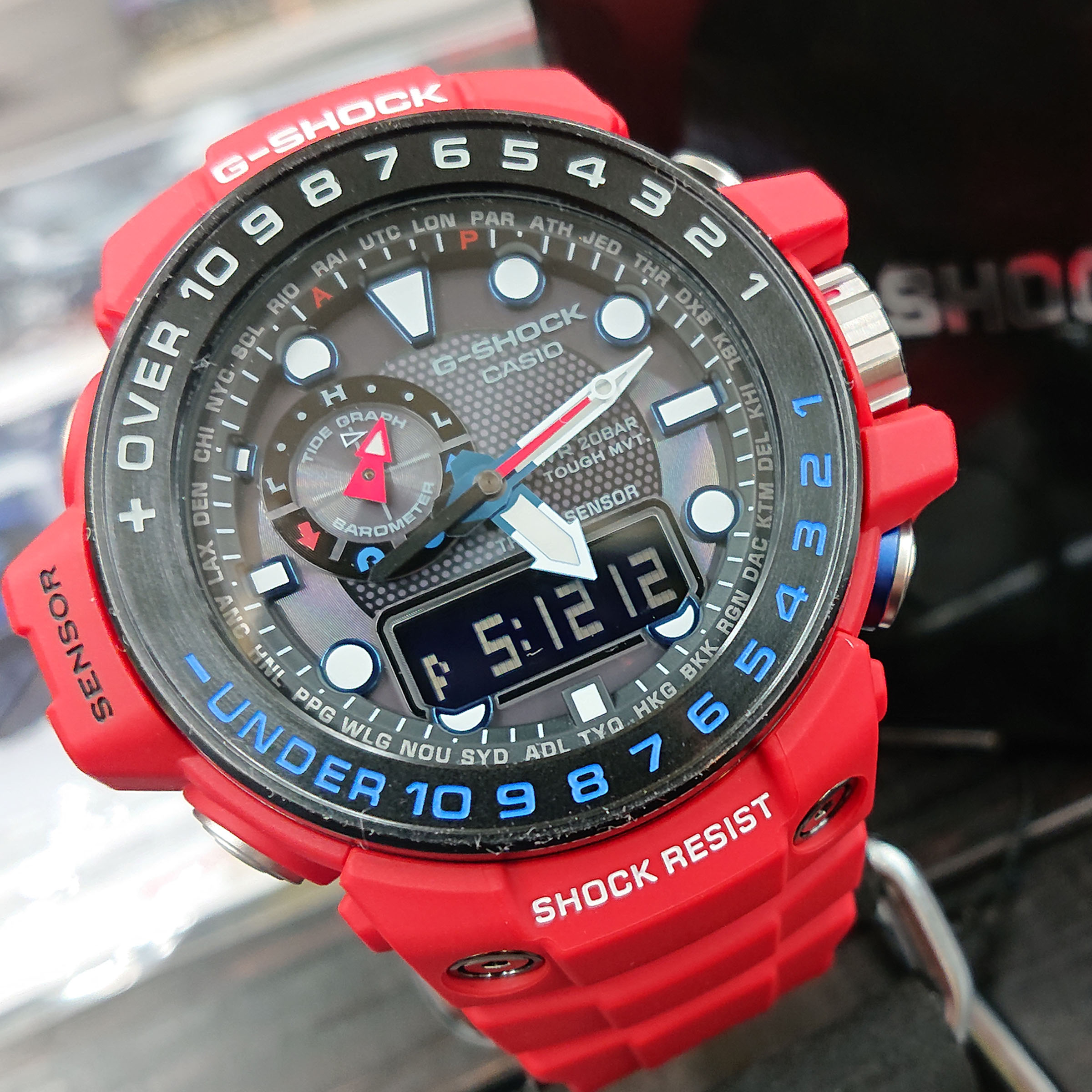 G-SHOCK買取実績】GWN-1000RD RESCUE RED 買取金額：～25,000円 ジーショック売るならG-BRIDGES | G- SHOCK買い取り専門店 G-BRIDGES