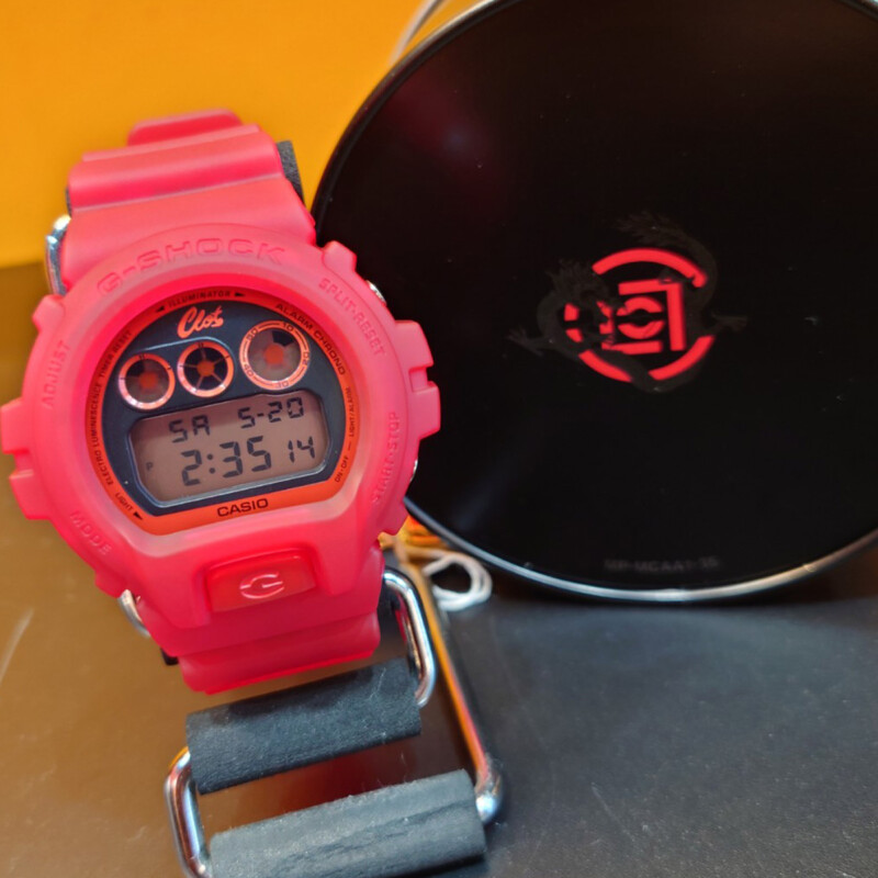 CASIO G-SHOCK CLOT コラボ DW-6900 レッド 希少 G-SHOCK「DW